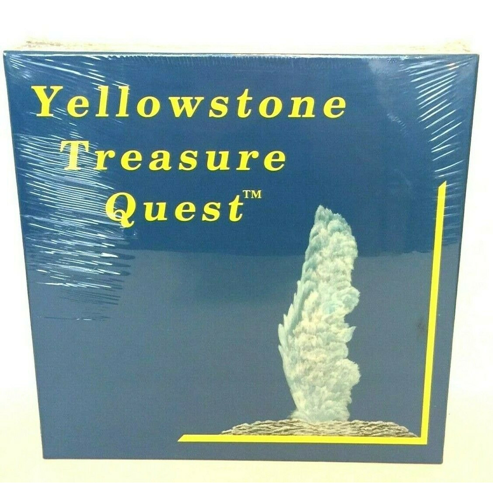 Yellowstone Treasure Quest Board Game Vintage 1988 New in box Family Party Game